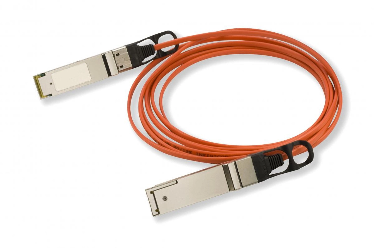 Brocade - 40G-QSFP-QSFP-AOC-1001 - 40GBase-AOC QSFP+ to QSFP+ Active Optical Cable (850nm, MMF, 10m)
