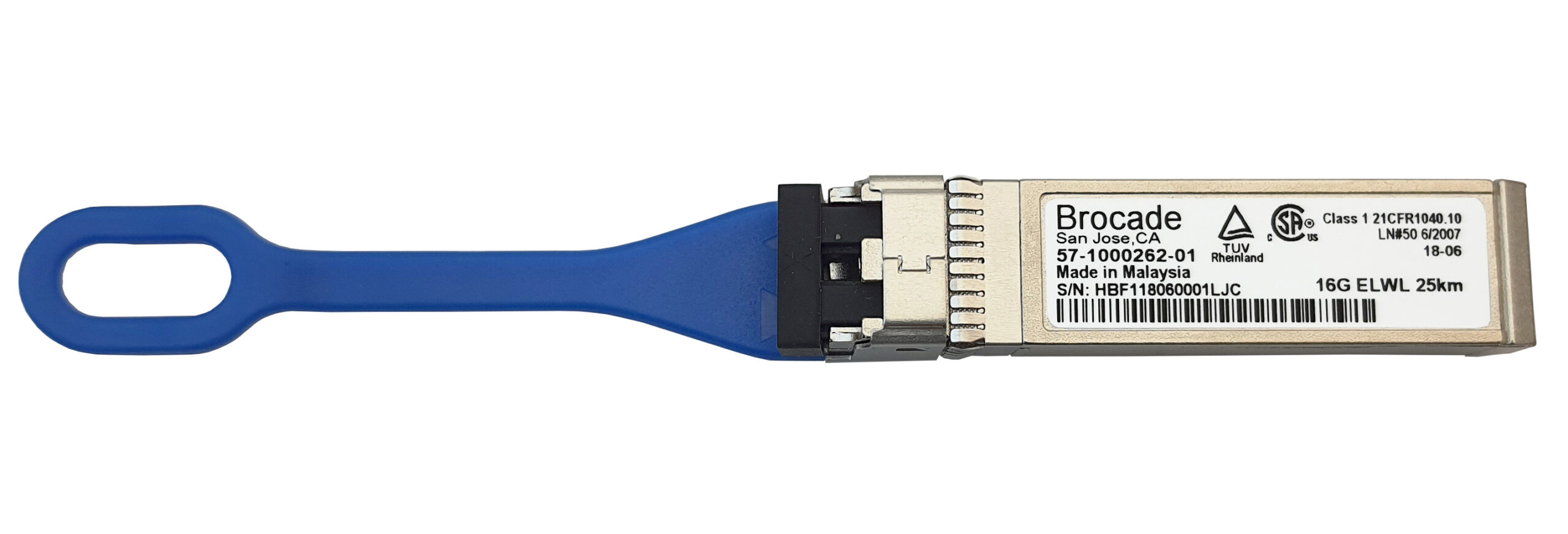 Brocade - 57-1000262-01 - 16G FC ELWL SFP+ 1550nm 40km Transceiver