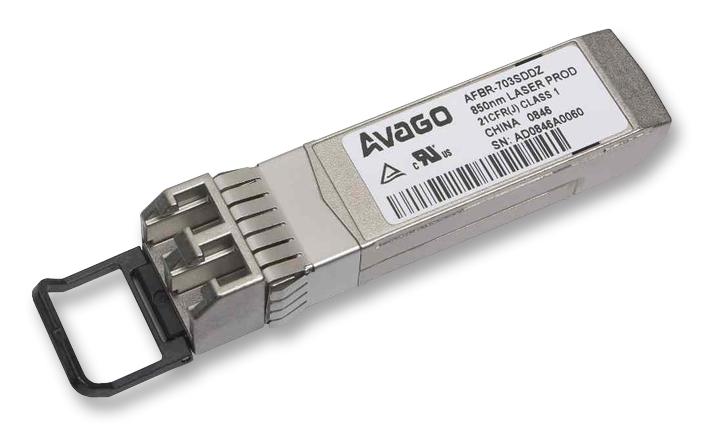 Avago - AFBR-57R5APZ - SFP (mini-GBIC) Transceiver Module - 4Gb Fibre Channel (SW) (850 nm, 1640 ft, 4.2 Gbps)