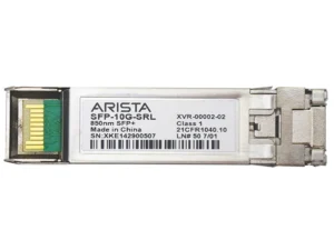 Arista Network - SFP-10G-SRL - 10GBase SRL LC, 100 Meters, 850 nm SFP+ Transceiver