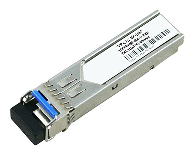 Alcatel-Lucent - SFP-GIG-BX-U40 - 1000Base-BX SFP Transceiver (SMF, 1310nmTx/1490nmRx, 40km, LC, DOM)